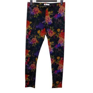 Johnny Was JW Los Angeles Bossanova Leggings Floral Print Size XS Soft Cotton